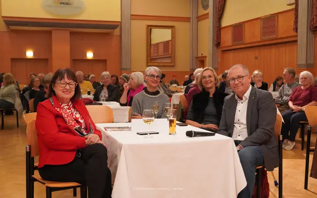 Bürgermeister Bernd Osprian mit Gattin Ulli und Finanzstadträtin Christine Hemmer waren Gäste. | Foto: Stadtgemeinde Voitsberg/J. Reicher
