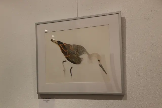 Diesen Wasserläufer hat Alrun Lunger geschaffen und auch er ist in der Ausstellung zu sehen. | Foto: Thomas Seelos