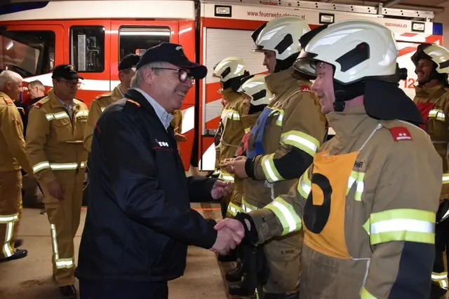 Diesen Herbst absolvierte eine weitere Gruppe der Feuerwehr Abtenau die Branddienstleistungsprüfung in der Stufe Bronze. | Foto: FF Abtenau