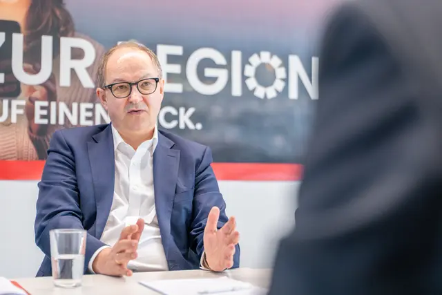 Der SPÖ-Landesvorsitzende Martin Winkler findet das Rekorddefizit von knapp einer Million Euro in Andorf bemerkenswert. | Foto: MeinBezirk/Siegl