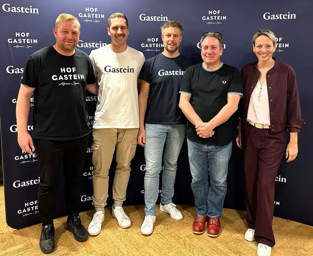 Robert Palfrader (2.v.r.) und das Team des Tourismusverbandes | Foto: KTVB Bad Hofgastein