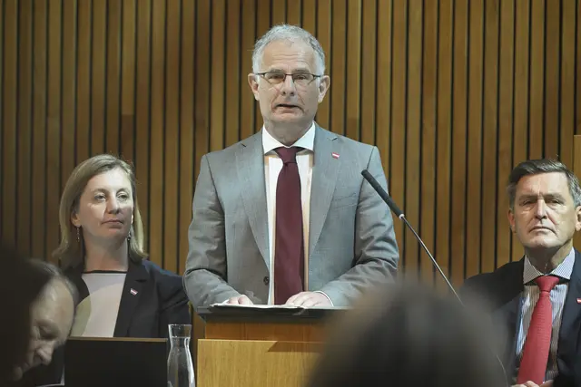 Finanzminister Markus Marterbauer (SPÖ). | Foto: Parlamentsdirektion/ Johannes Zinner