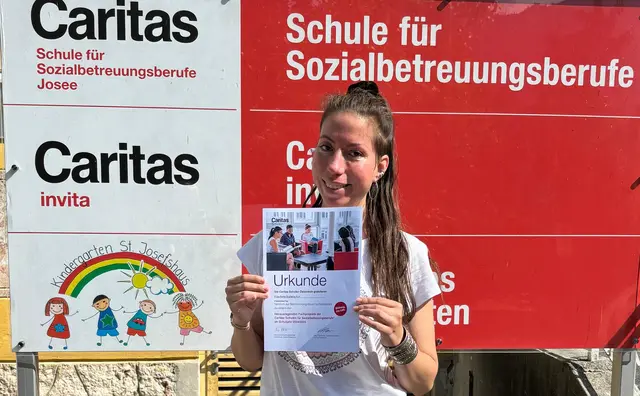 Réka Kun aus Bad Ischl, Absolventin der Caritas-Schule. | Foto: Caritas