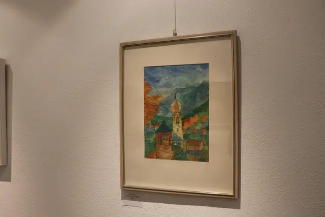 Ein Werk von Hans Niss, einer der bedeutendsten Künstler der Stadt Landeck. | Foto: Thomas Seelos