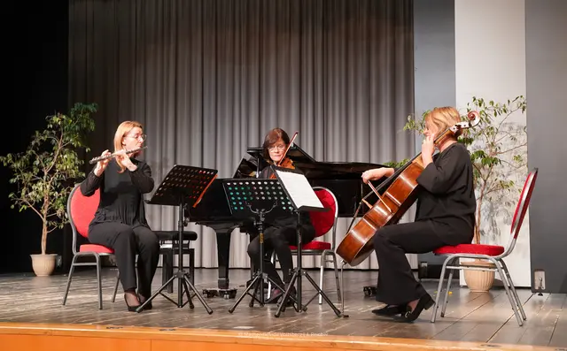Ein Musikschullehrerinnen-Ensemble der Musikschule Voitsberg umrahmte den Abend musikalisch. | Foto: Stadtgemeinde Voitsberg/J. Reicher