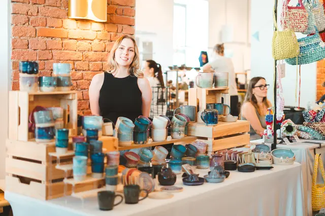 Beim Perle Pop-Up Designmarkt am Samstag, 29. November und Sonntag, 30. November, kann man nicht nur Kunstwerke bestaunen, sondern auch selbst an verschiedenen Workshops teilnehmen.  | Foto: Daniel Kalt