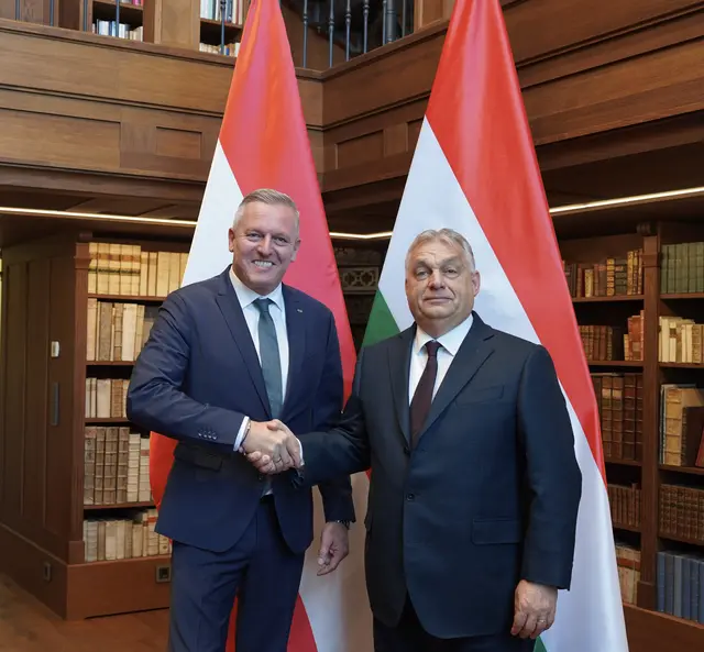 Landeshauptmann Mario Kunasek besuchte den ungarischen Ministerpräsidenten Viktor Orbán.  | Foto: FPÖ Steiermark