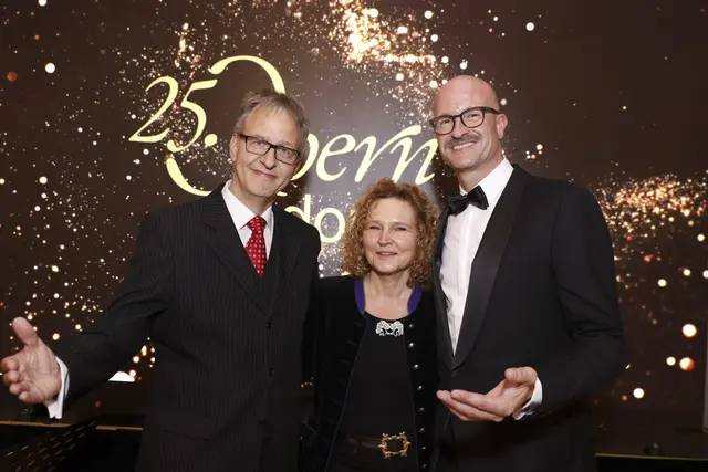 Laden zur Opernredoute 2026: Ulrich Lenz, Mignon Ritter und Bernd Pürcher (v. l.) | Foto: Kanizaj