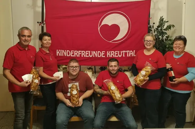 Andrea Kraft, Silvia Hackl, Marco Kraft, Jonas Hackl, Irene Fribert, Rudolf Westermayer. | Foto: Kinderfreunde Kreuttal