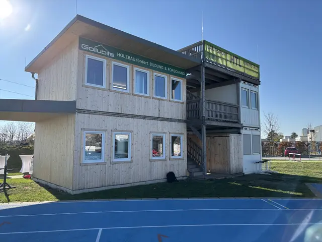 Um 90.000 Euro wurde dieser Gebäudekomplex errichtet, der den Athletinnen und Athleten künftig Platz zum trainieren und zur Regeneration bietet.  | Foto: Stefan Schneider