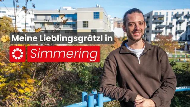 MeinBezirk-Redakteur Luca Arztman ist für Simmering zuständig und zeigt seine drei Lieblingsgrätzl.  | Foto: Valentina Marinelic/MeinBezirk