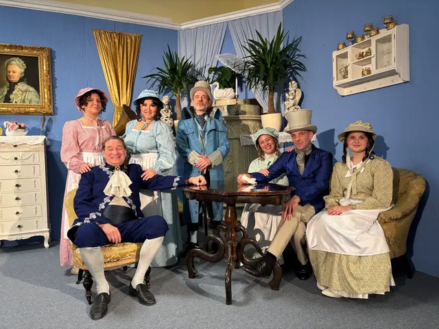 Das Ensemble von "Theater Absolut" feiert am 19. November im Rahmen der Schlossfestspiele Piber die Premiere von "Zeitvertreib". | Foto: MeinBezirk/Harald Almer