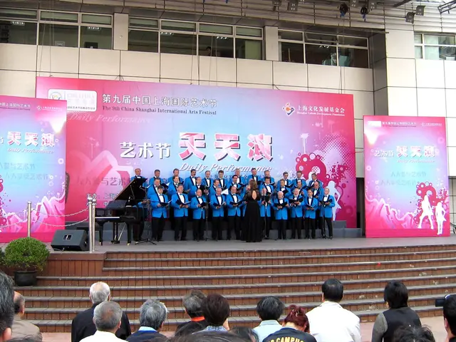 Der AMGV beim internationalen Chorfestival in Shanghai. | Foto: Atzgersdorfer Männergesangverein