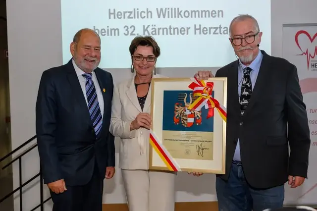 Kärntner Landeswappen für den Herzverband | Foto: Thomas Hude