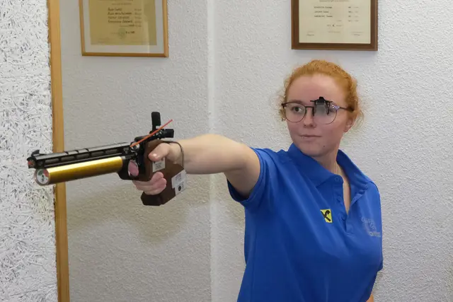 Marion Weber gewann 2 X Gold