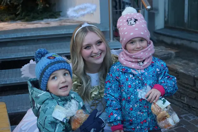 Für die Kleinsten wird im Advent viel geboten, sogar das Christkind ist unterwegs. | Foto: Stadtgemeinde Köflach