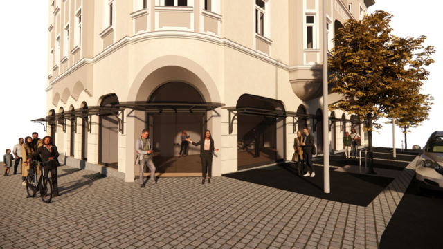 So sieht man das "Lederfranz"-Gebäude nach dem Umbau.  | Foto: Günther Weratschnig 