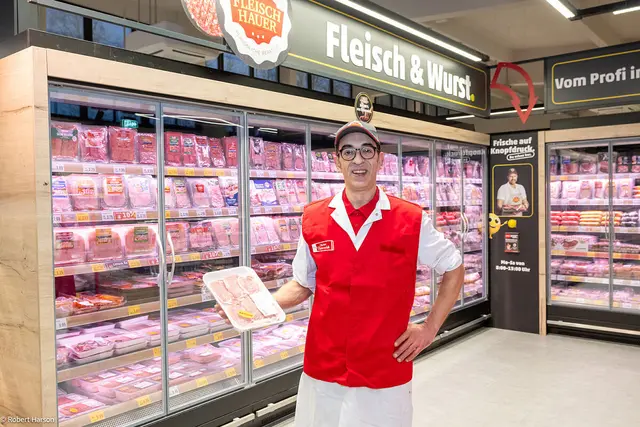 Die neue Penny-Filiale im Welser Stadtteil Vogelweide präsentiert sich topmodern mit mehr als 600 Quadratmetern Verkaufsfläche. | Foto: Rewe