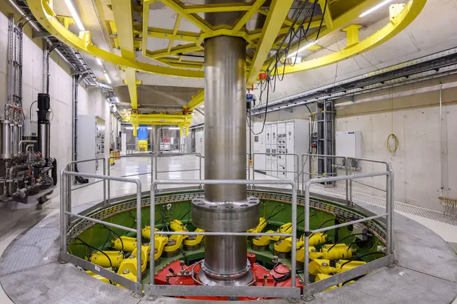 Das Innenleben des Kraftwerks. | Foto: VERBUND/Wiedl