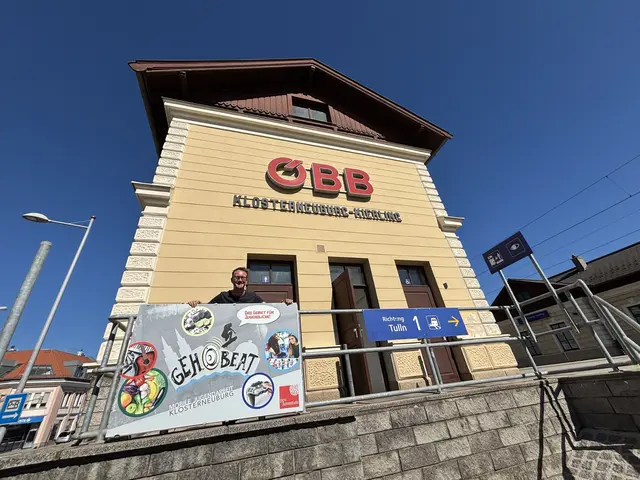GEH.BEAT ist am Bahnhof Klosterneuburg-Kierling – direkt am Gleis 1 zu finden. | Foto: MeinBezirk/Seebacher