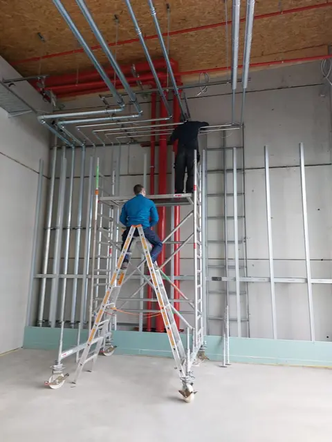 Bauprojekt vor der Fertigstellung: Die neue Messehalle 22 in Wels konnte nun zum ersten Mal besichtigt werden.