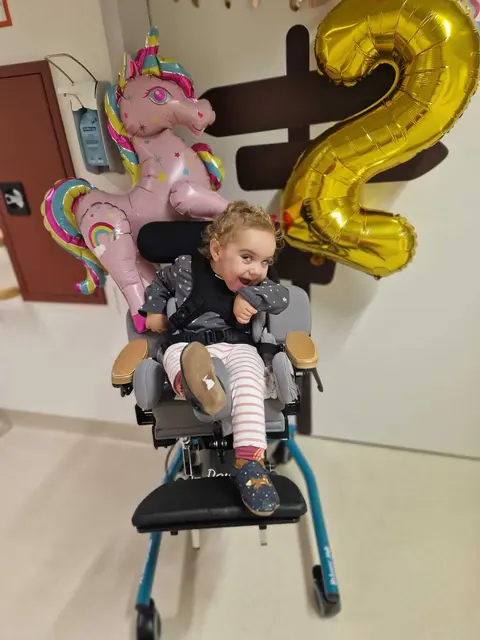 Daniela feierte kurz nach dem Unfall, im September 2024, ihren zweiten Geburtstag. | Foto: Mühlböck