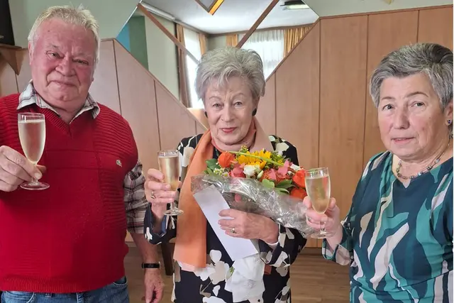 Christiane Tschida, Johann Hiltz, Brigitta Fischer | Foto: Otto Rosenbusch
