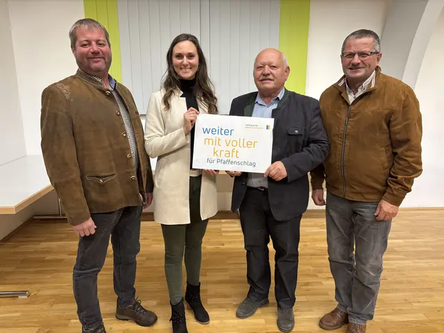 Rainer Schuecker, Viktoria Hutter, Josef Flicker, Werner Liebhart (v.l.) | Foto: VPNÖ