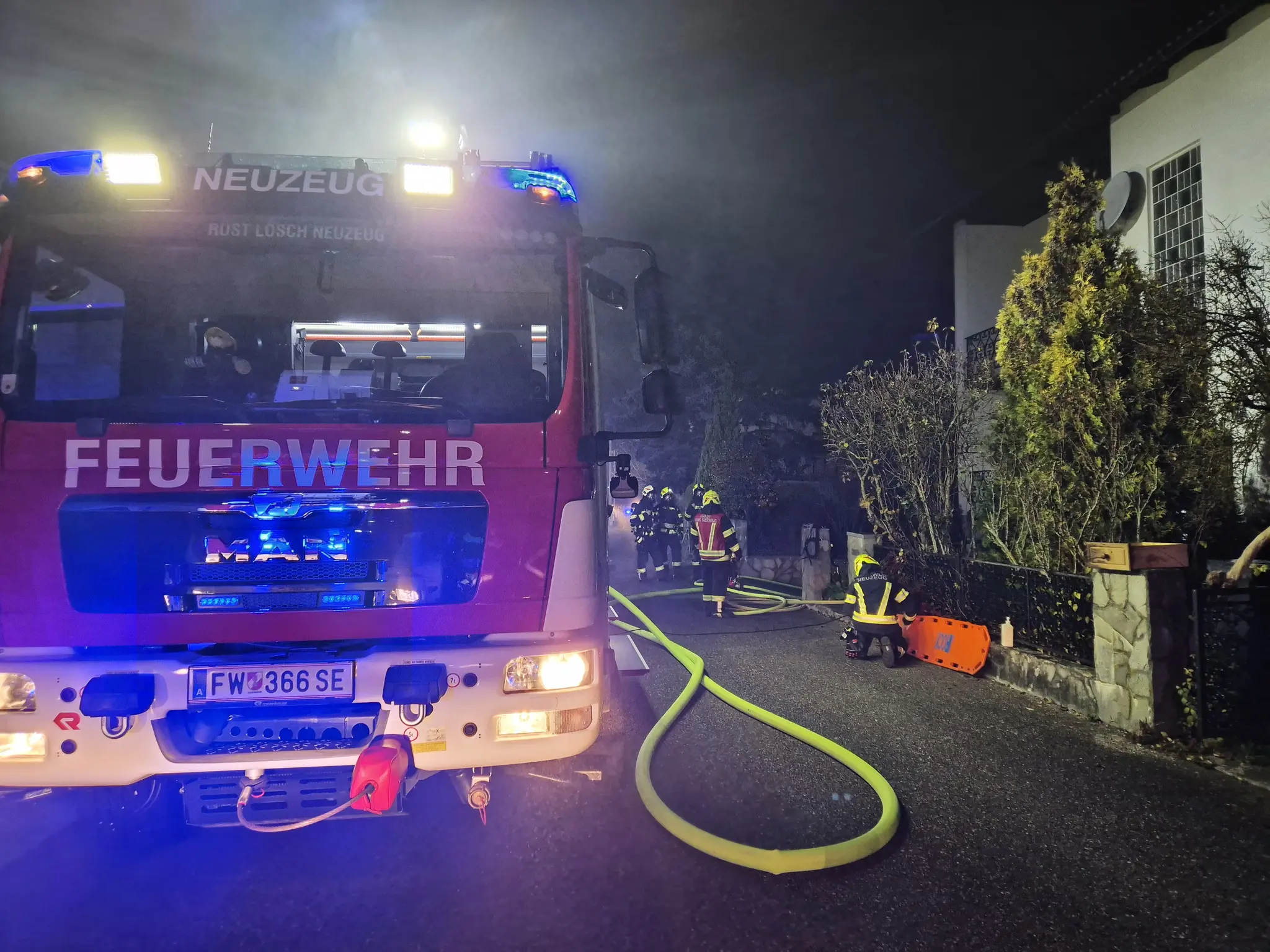Ein Toter bei Wohnhausbrand in Sierning