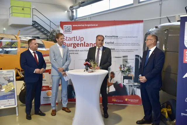 Pressekonferenz in der HTL Eisenstadt.  | Foto: Stefan Schneider