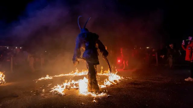 Der Krampuslauf in Oberwölbling findet heuer am 7. Dezember statt.  | Foto: Martin Deutsch