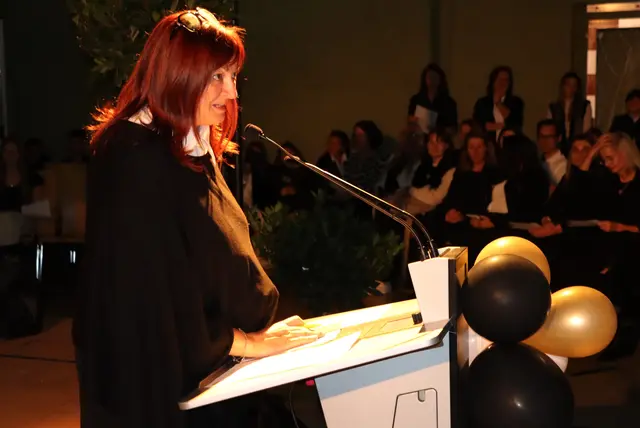 Direktorin Monika Kiklin bei ihrer Begrüßung | Foto: Gerhard Langmann