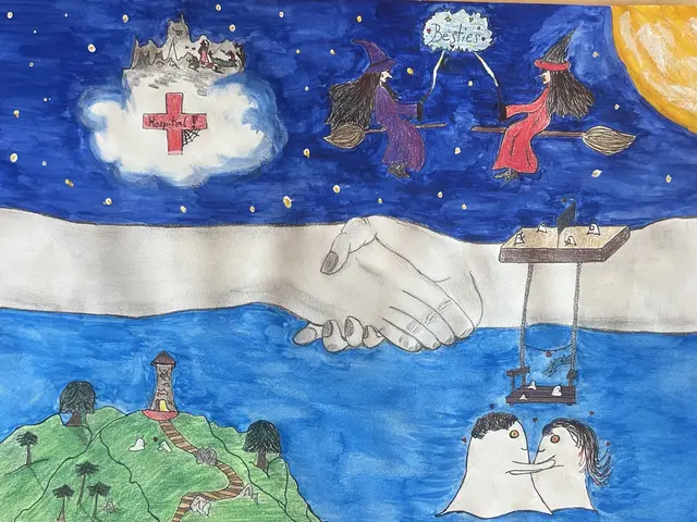 Themen des Zeichenwettbewerbs waren Freundschaft, Zusammenhalt und Respekt im gegenseitigen Umgang. | Foto: Doris Gumhalter