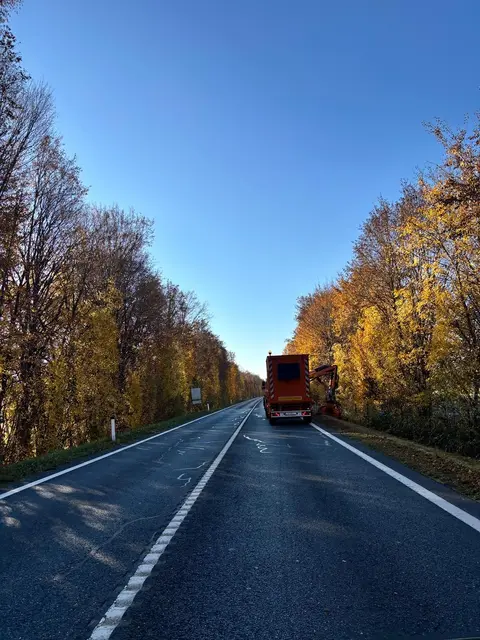 Es herbstelt, kurz vor dem Winter wurde alles gesäubert. | Foto: Asfinag