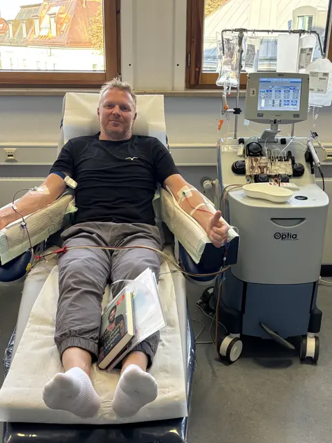 Martin aus Munderfing hat seine Stammzellen gespendet. | Foto: Geben für Leben