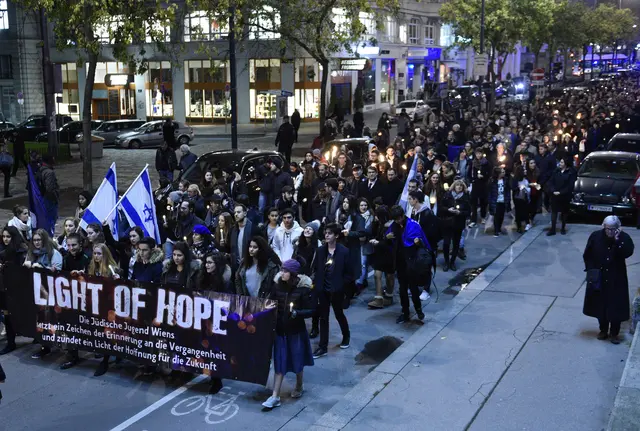 Am 10. November findet wieder der "Light of Hope"-Gedenkmarsch in Wien statt.  | Foto:  HANS PUNZ / APA / picturedesk.com