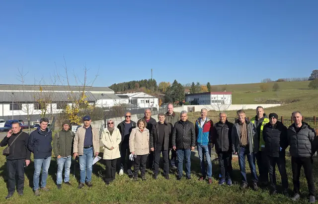 Die Türkische Delegation mit Bürgermeister Michael Strasser, Sektionsleiter Christian Amberger und Polier Manfred Klauser | Foto: zVg. Wildbachverbauung