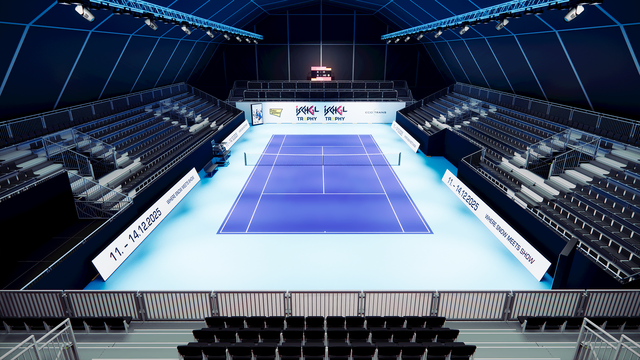 Spektakulär: Der Ischgl Tennis Dome wird zum Fixpunkt der Ischgl Trophy.
 | Foto: Ischgl Trophy