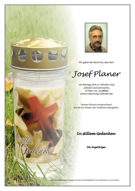 Parte von Josef Planer | Foto: zVg. Familie Planer