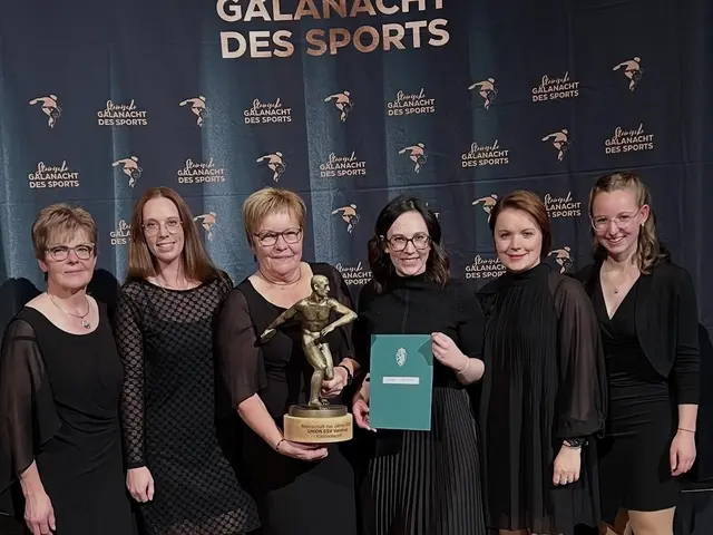 Die Damen des ESV Union Vornholz feiern in Graz den Titel „Mannschaft des Jahres 2025“ – verliehen bei der Steirischen Galanacht des Sports. | Foto: ESV Union Vornholz