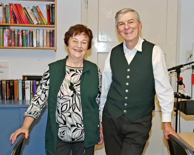 Obfrau Elfriede Pudgar und Musiker Alfred Pertl | Foto: Gerlinde Gamauf