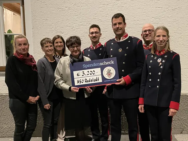 Große Freude bei der Allgemeinen Sonderschule Radstadt über die große Spende. | Foto: Elisabeth Reiter