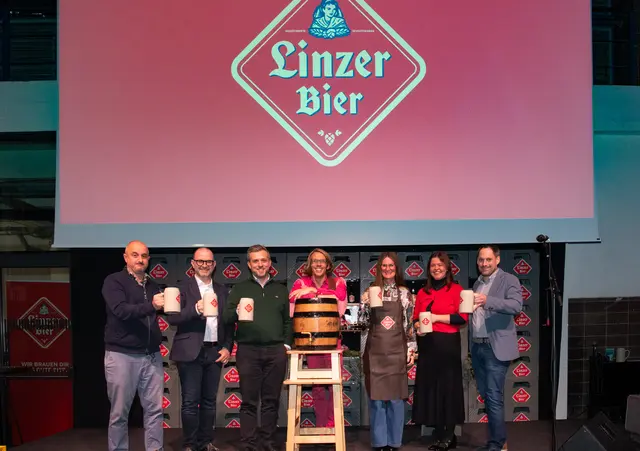 Am 6. November wurde in der Linzer Brauerei der Winterbock 2025 offiziell vorgestellt. | Foto: Cityfoto.at / Tatiana Böcksteiner