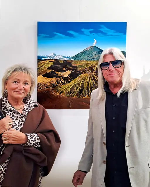 Der Künstler Franz Peter Hofbauer mit seiner Frau Heidi. | Foto: Hofbauer