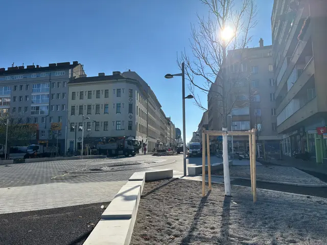 Inzwischen kann man schon die ersten finalen Ecken und Kanten des neugestalteten Bereichs erahnen. | Foto: Antonio Šećerović/MeinBezirk