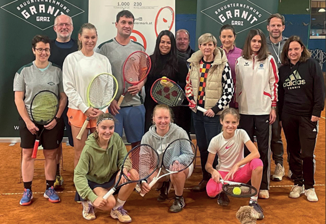 „Ready Schett Go“ - Barbara Schett trainiert die Nachwuchsspielerinnen beim ESV-Tennis Bruck an der Mur und der RS – Tennis Academy von Steve Rettl. | Foto: STTV