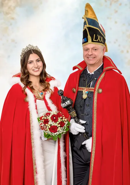 Anna Sophie Petschar (22) und Andreas Ferlan (47) regieren im 71. Villacher Fasching | Foto: Knaus