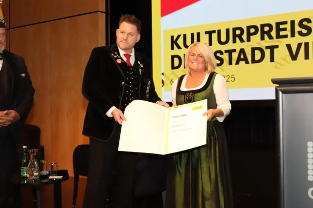 Großbauer Kurt Maschke und Kirchtagsobfrau Gerda Sandriesser  | Foto: MeinBezirk/Chiara Kresse