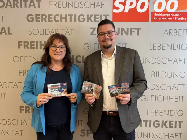 Um mehr Investitionen vor Ort zu ermöglichen, müssten die Gemeinden massivst entlastet werden, erklären Klubvorsitzende Sabine Engleitner-Neu und Landtagsabgeordneter Thomas Antlinger. | Foto: MeinBezirk/Magdalena Wimmer