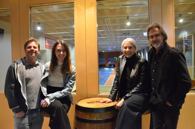 Tanzstunden-Fans: Markus Rosentreter mit Telfer GRin Theresa Schromm und Musical-Dream-Team Claudia und Marc Hess. | Foto: Sabine Schletterer